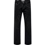 Only & Sons Sedge Loose Jeans - Black/Black Denim