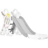 Puppets Playground Aiyaplay Kids Slide Indoor Freestanding Baby Slide for 1.5-3 Years Grey