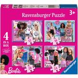 Ravensburger Barbie, 4 in a Box