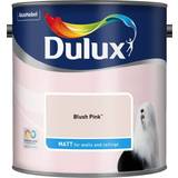 Dulux Pink Paint Dulux Matt Wall Paint Blush Pink 2.5L