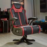 X Rocker Adjustable Backrest Gaming Chairs X Rocker Evora 2.1 Gaming Chair Black