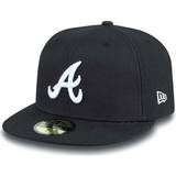 New Era Mlb Atlanta Braves Basic 59fifty Cap, Black/white