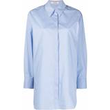 Dorothee Schumacher oversized poplin cotton shirt women Cotton Blue