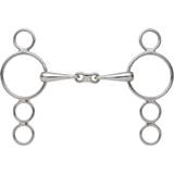 Bridles & Accessories Shires Dutch Gag French Link Bit Silver