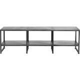Black Settee Benches Muubs Bronx Settee Bench 135x45cm
