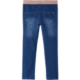 6-9M - Jeans Trousers Name It Sweat Slim Fit Jeans - Dark Blue Denim (13204428-969010)