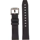 Tissot Watch Straps Tissot Silicone Black 18mm Black