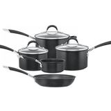 Ceramic Hob Cookware Circulon Momentum Cookware Set with lid 5 Parts