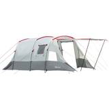 OutSunny Tents OutSunny 6-8 Person Tunnel Tent, Two-room Camping Tent with Carry Bag, Grey