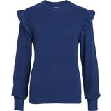 Object Malena Knitted Pullover - Estate Blue