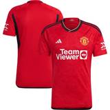 Short Sleeve Game Jerseys adidas Manchester United Home Shirt 2023-24