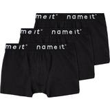 Black Boxer Shorts Children's Clothing Name It Basic Boxer Shorts 3-pack - Black (13208836)