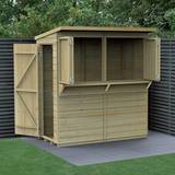 Garden sheds Forest Garden 25yr Guarantee Shiplap Pressure Treated Bar 1.89m Timber (Building Area )
