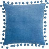 Complete Decoration Pillows Furn Dora Square Pom Pom Complete Decoration Pillows Blue