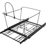 Black Kitchen Units Hardware Resources 50 quart black double can kitchen cabinet pullout trash can system bottom mount