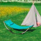 Blue Outdoor Rocking Chairs Garden & Outdoor Furniture SoBuy KMB04-B, Rocking Hammock Sun