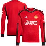 adidas Manchester United Home Shirt 2023-24 Long Sleeve