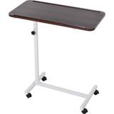Laptop side table Homcom C Shaped Over Small Table