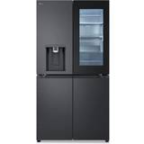 Lg matte black fridge LG GMG960EVJE Instaview French Black, Stainless Steel