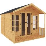 Small Cabins Mercia Garden Products 10 x 8ft Traditional Summerhouse (Building Area )