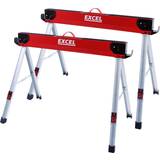 Saw Horses on sale Excel Steel Sawhorse Heavy Duty Twin Pack 1178kg Capacity