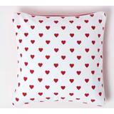 Homescapes Hearts Hearts Cushion Cover Red (45x45cm)