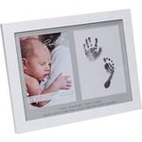 Bambino unisex photo frame inkless baby hand and footprint