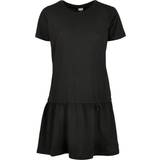 Urban Classics Short Dresses - Women Urban Classics Women's Valance Tee Dress - Black