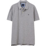 XL Polo Shirts on sale Crew Clothing Classic Pique Polo Shirt - Grey Marl
