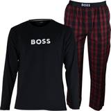 Hugo Boss Pyjamas HUGO BOSS Easy Jersey Lounge Pyjama Set Gift Set, Red/Black