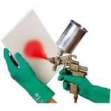 Green Disposable Gloves Honeywell Chemiehandschuh Camatril PA