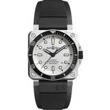 Bell & Ross Watches Bell & Ross BR 03-92 Diver White BR0392-D-WH-ST/SRB