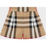 Burberry Kids Beige Check Shorts ARCHIVE BEIGE IP CHK 12Y