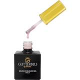 Gold Nail Polishes & Removers Glitterbels Brush On Builder Gel Polish Dolly 17ml