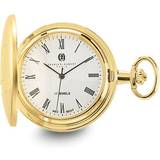 Pocket Watches Charles Hubert Gold Finish Brass White 42mm Pocket