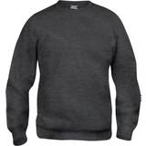 Clique Basic Round Neck Sweatshirt Unisex - Anthracite Melange