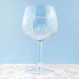 Treat Gifts Republic Personalised Crystal Gin Goblet Drink Glass