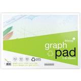 Sketch & Drawing Pads Silvine Recycled Graph Pad 1/5/10mm A3 50 Pages A3GPRE