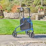 Crutches & Medical Aids NRS Healthcare 3 Wheel Steel Rollator Blue