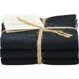 Dishcloths on sale Solwang Design Knitted Cleaning; Cleaning Wipes Dishcloth Black