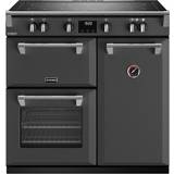 Electric Ovens - Two Ovens Cookers Stoves 444411530 Richmond Deluxe 90cm Anthracite