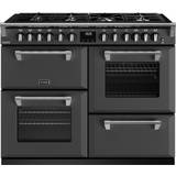 Gas Cookers Stoves 444411570 Richmond Deluxe 110cm Dual Fuel Rangecooker Anthracite, Grey