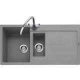 Caple Grey Drainboard Sinks Caple CAN150PG Canis 150