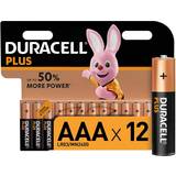 AAA (LR03) Batteries & Chargers Duracell AAA Plus 12-pack
