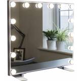 With Lighting Wall Mirrors Jack Stonehouse Ingrid Hollywood Vanity Wall Mirror 60x50cm