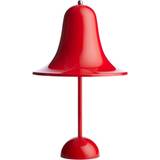 Verpan Pantop Portable Bright Red Table Lamp 30cm