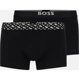 Hugo Boss Men's Underwear HUGO BOSS Men's Orange Pack Mens Silver Trunks Black/Black 001