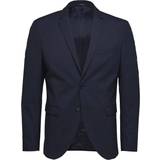 Selected Men Blazers Selected New One Slim Fit Jacket - Navy