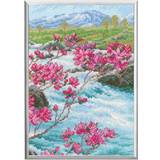 RTO counted cross stitch kit "in the moment, river" 13x19cm, diy