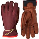 Hestra Wakayama 5-Finger Ski Gloves - Bordeaux/Brown